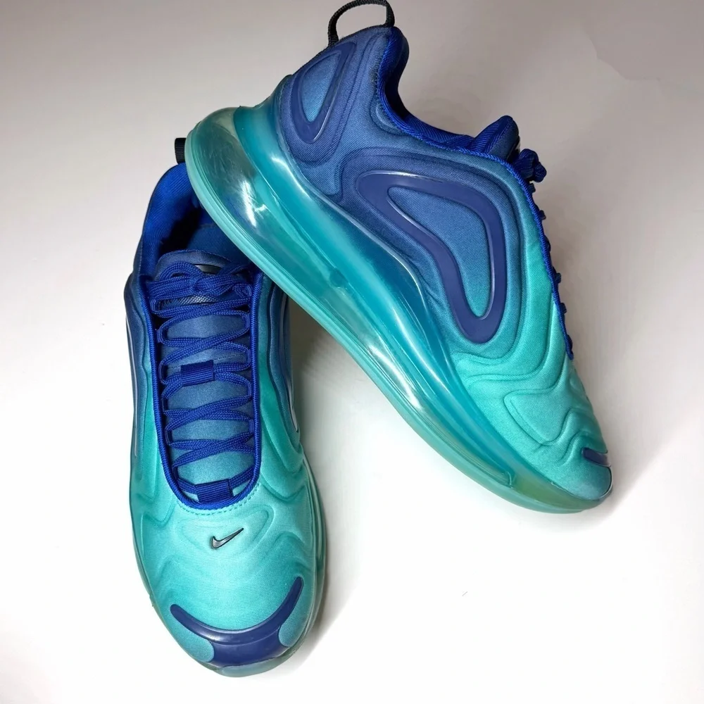 Nike Youth AIR MAX 720 'SEA FOREST' Athletic Sneakers Size- 7 Y